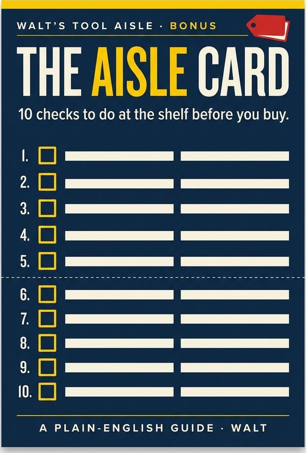 The Aisle Card